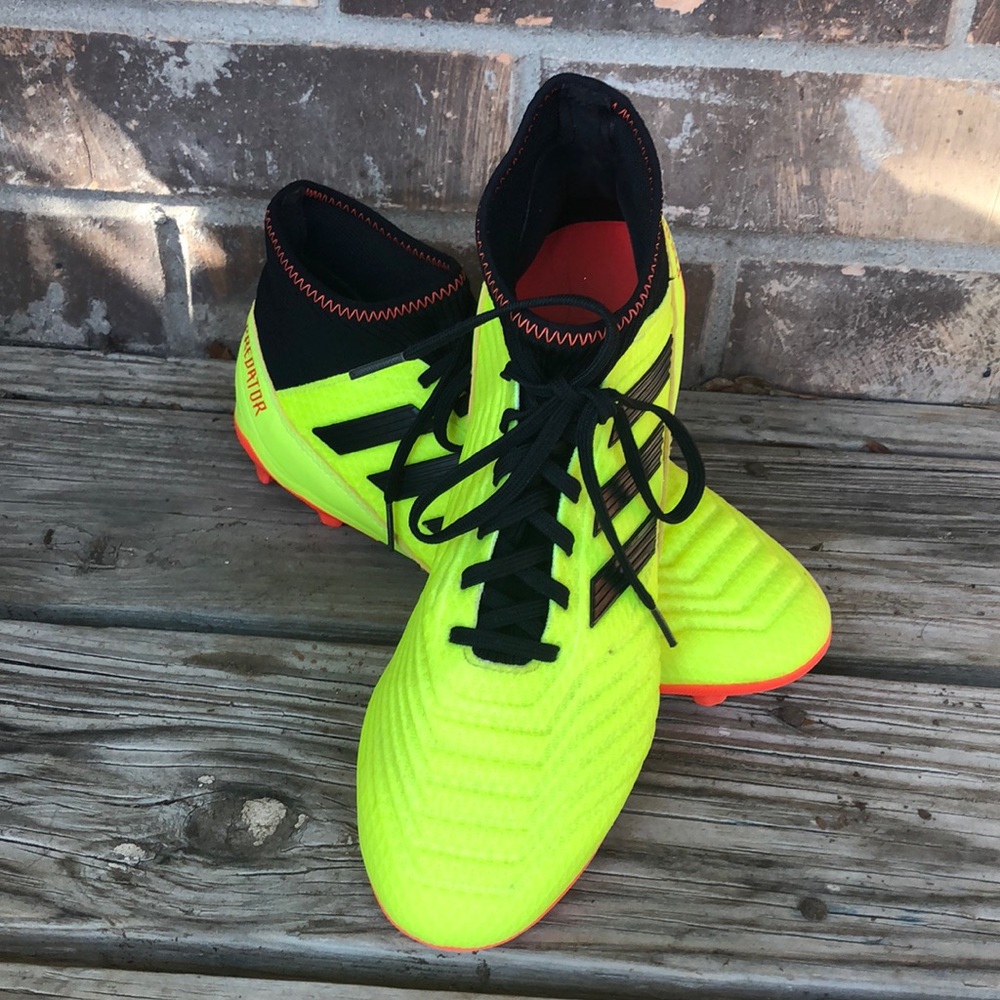 Adidas Predator Soccer Cleats Yellow & Orange SZ 9